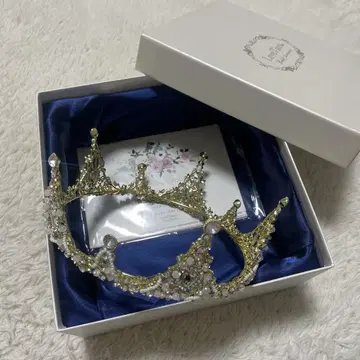 [ LoveTiara ] 스텔라 크라운 골드 박스 포함