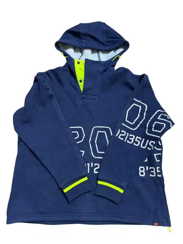 뉴발란스 후드 부착 네이비 트레이닝복 L 사이즈