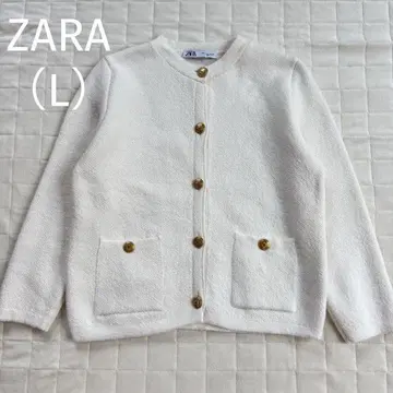 새상품급! ZARA 자라 ( L ) 골드 버튼 니트 가디건 자켓