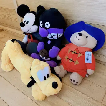 미키마우스와 플루토 봉제 인형 세트