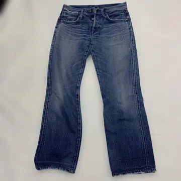 Levi's 807 빈티지 가공 데님 팬츠 페이드 파랑 귀 W29