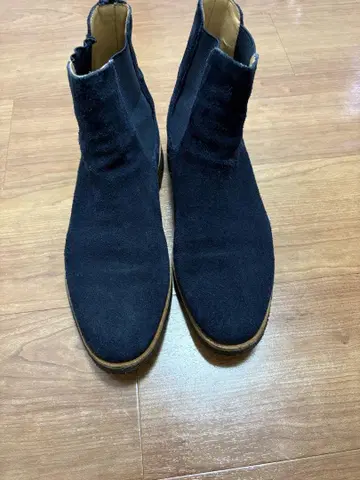 빔즈 네이비 스웨이드 사이드 고어 부츠