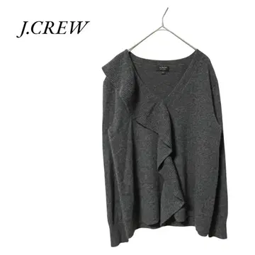J.CREW 제이크루 아지메 프릴 긴팔 니트 100% 캐시미어 소재 고급