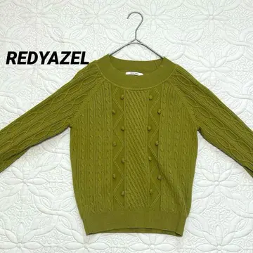 레이디 아젤 REDYAZEL 니트 풀오버 긴팔 워셔블 F 사이즈