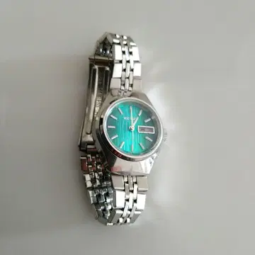 시티즌 손목시계 6600 자동 와인딩 그린 다이얼 여성용