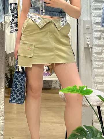 Dickies 베이지 스커트