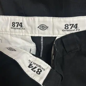 Dickies 874 오리지널 핏 팬츠 블랙 w30