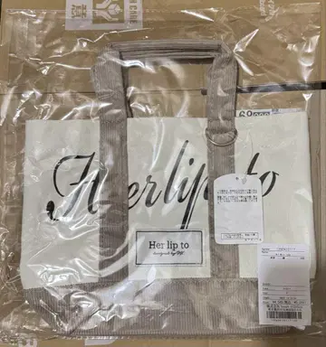 herlipto 토트 루미네 HLT Mini Tote ivory