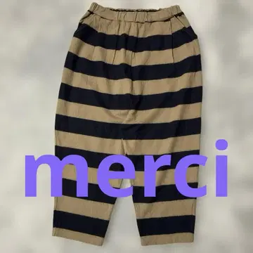 merci 배기 울 팬츠