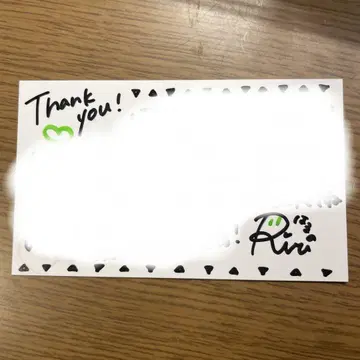 타카네노 나데시코 하루노 리리 우부고에 구매자 혜택 메시지 카드