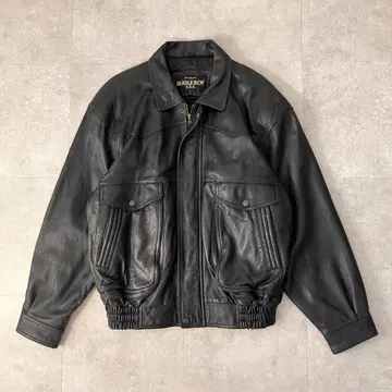 90s archive BUGLE BOY leather jacket A-2