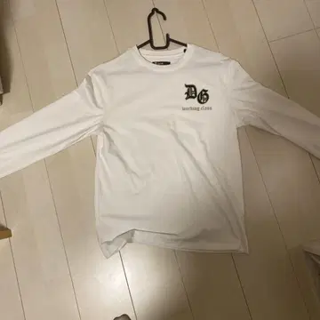 DG 로고 긴팔 셔츠 화이트