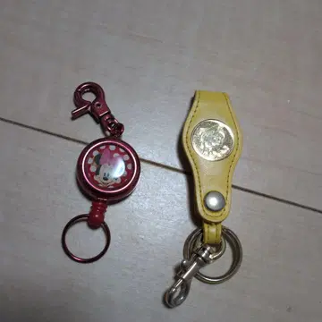 디즈니랜드 푸우 키케이스 홀더 미니 낚시릴 키링
