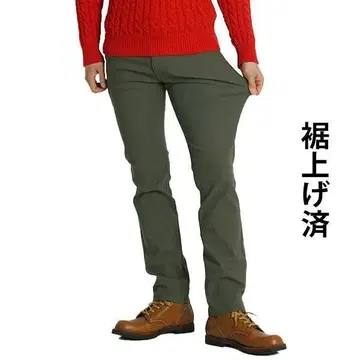 남성용 치노 팬츠 카키