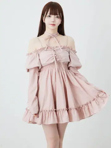 Ank Rouge 오프숄더 도리 원피스