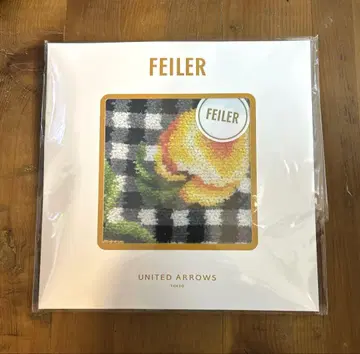 UNITED ARROWS 별주 FEILER 피치 손수건
