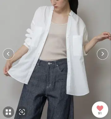 뮤닉 코튼 리오셀 옥스 리브 커프 셔츠