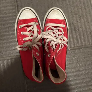 Converse 레드 하이컷 스니커즈