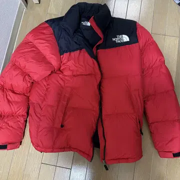 THE NORTH FACE 다운 자켓 XL 레드/블랙