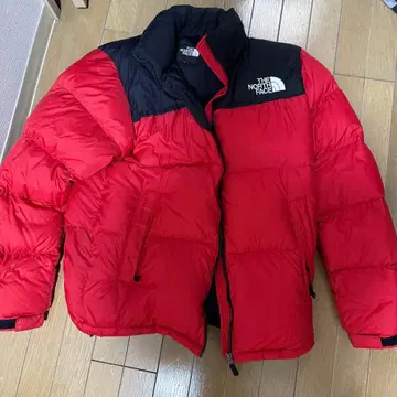 THE NORTH FACE 다운 자켓 XL 레드/블랙