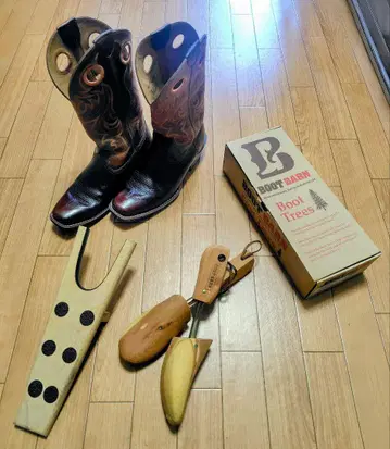 BOOT BARN Ariat 웨스턴 부츠 부츠 트리 부츠 입고 벗기