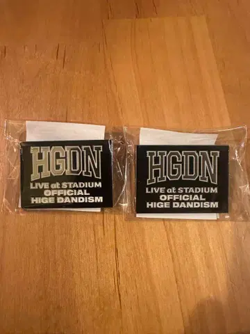 HIGE DANDISM 공식 핀 배지 2개 세트