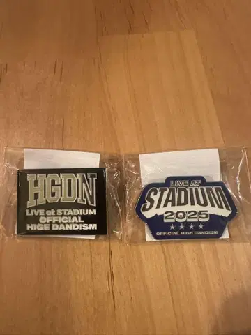 HIGE DANDISM 핀 배지 2개 세트