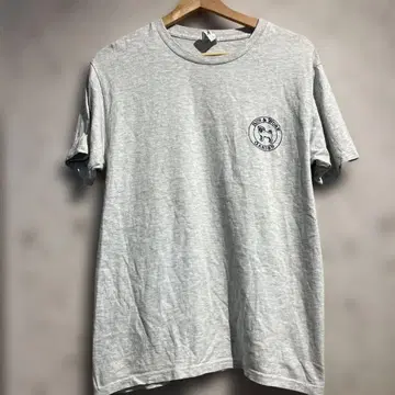 RUN&WORK GARDEN 자수 T셔츠 그레이