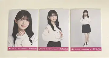 노기자카46 브로마이드 츠츠이 아야메 어깨 트임 상의 3종 컴프