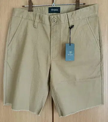 미사용 BRIXTON 남성용 CHINO SHORT 허리 81cm 카키