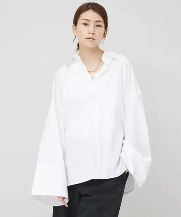 CurensoIogy 와이드 슬리브 셔츠