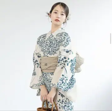 유카타 수국 패턴
