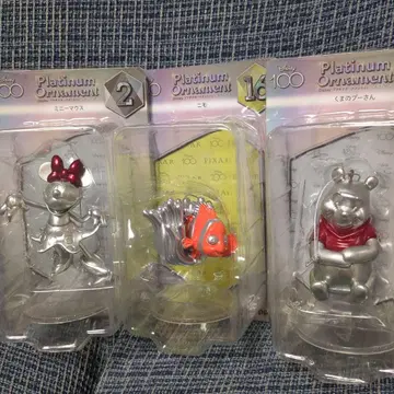 Disney 100 Platinum Ornament 3체 세트