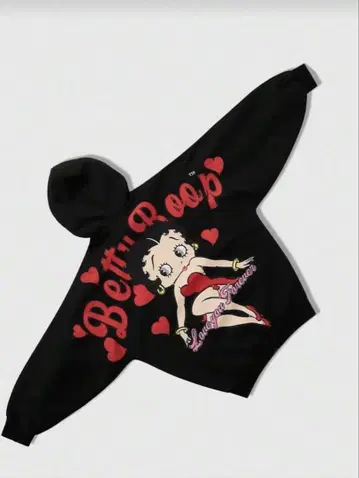 Betty Boop 후드티 속기모