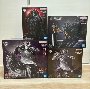 4개 세트 베르세르크 제일복권 피규어 A상 B상 C상 라스트 원상