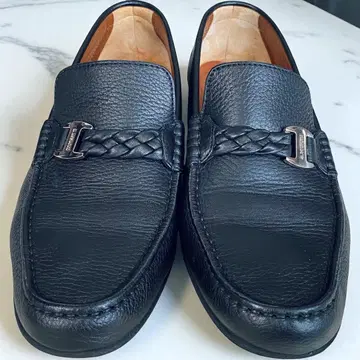 a.testoni [컨디션 최상] 아테스토니 가죽 비트 로퍼 26cm