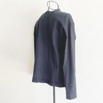 스튜디오스 티셔츠 소매 셔츠 S 네이비 절개 디자인 일본제 심플
