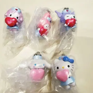 산리오 캐릭터즈 간호사 스윙 마스코트 컴프 세트