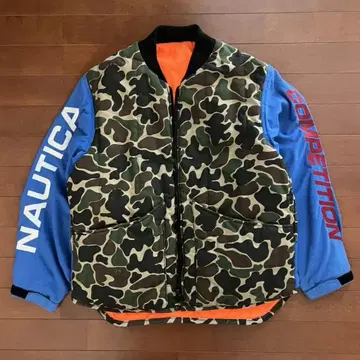 80s saftbak nautica 낚시용 자켓 리버서블