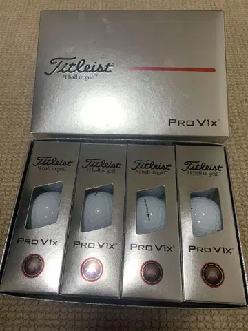 [ 미사용 새상품 ] Titleist Pro V1x 골프공 12개