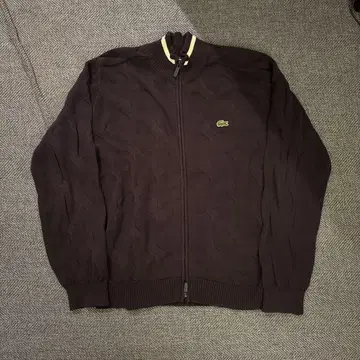 LACOSTE 더블 집업 스웨터