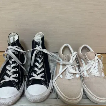 컨버스 VANS 스니커즈 24.5cm 세트