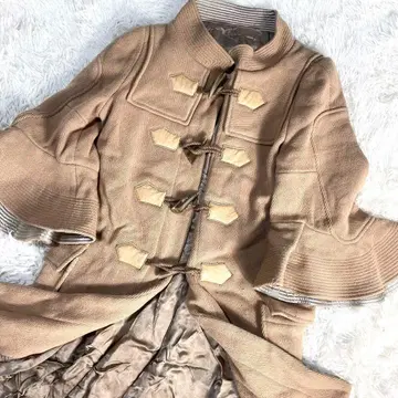 사카이 SACAI 더플 코트 카멜 여성용 코트 울