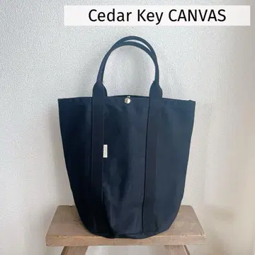 Cedar Key CANVAS 토트백 블랙 시더키