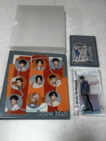 SnowMan 사진 앨범 와타나베 쇼타 아크릴 스탠드 플레이크 씰