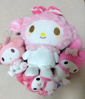 마이멜로디 봉제 인형 4개 세트 마이멜로