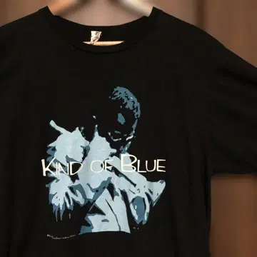 마일스 데이비스 Kind of Blue 티셔츠 L 블랙 2014 재즈