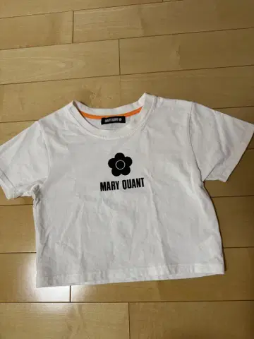 MARY QUANT 플라워 로고 T셔츠