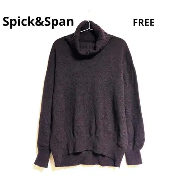 0268 Spick&Span 터틀넥 스웨터 캐시미어 혼방 FREE