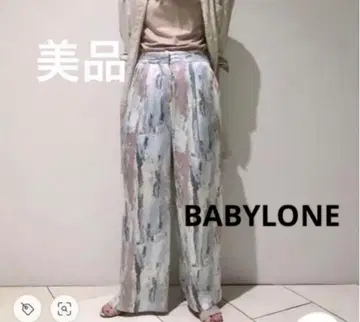 BABYLONE 새틴 팬츠 38 사이즈